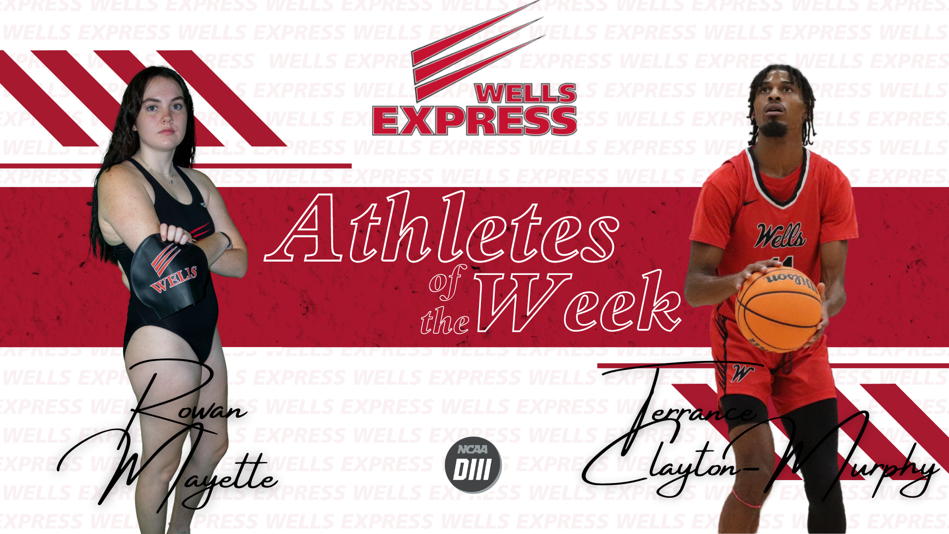 Rowan Mayette and Terrance Clayton-Murphy athletes of the week