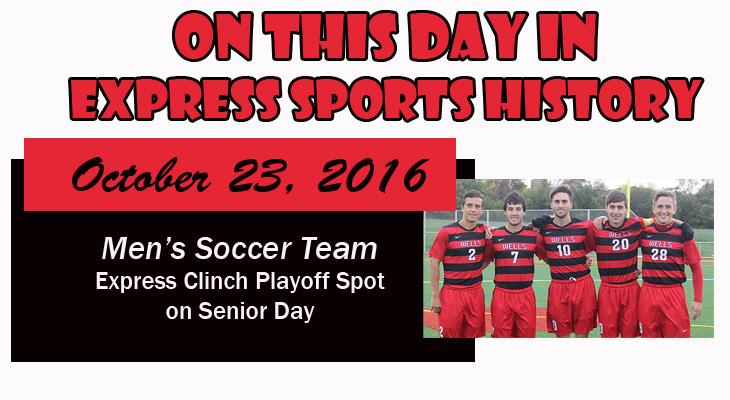'On This Day' Men’s Soccer Team Clinches Playoff Spot on Senior Day