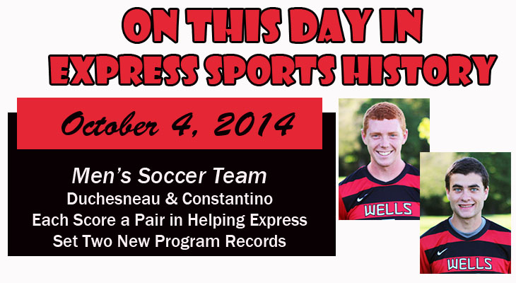 'On This Day' Men’s Soccer Team Sets Two Program Records in Shutout Win