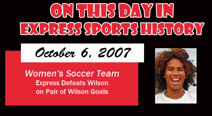 'On This Day' Wilson Pair Downs Wilson for Women’s Soccer Team