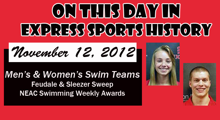 'On This Day' Wells Swimmers Sweep Weekly Conference Awards