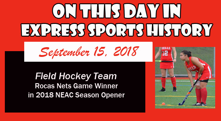 'On This Day' Rocas Nets Game Winner in NEAC Opener