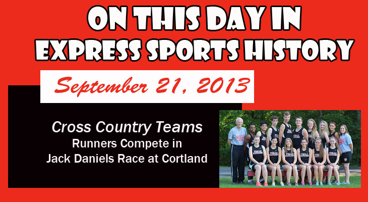 'On This Day' Wells Runners Pay Tribute to Coach Daniels at Cortland