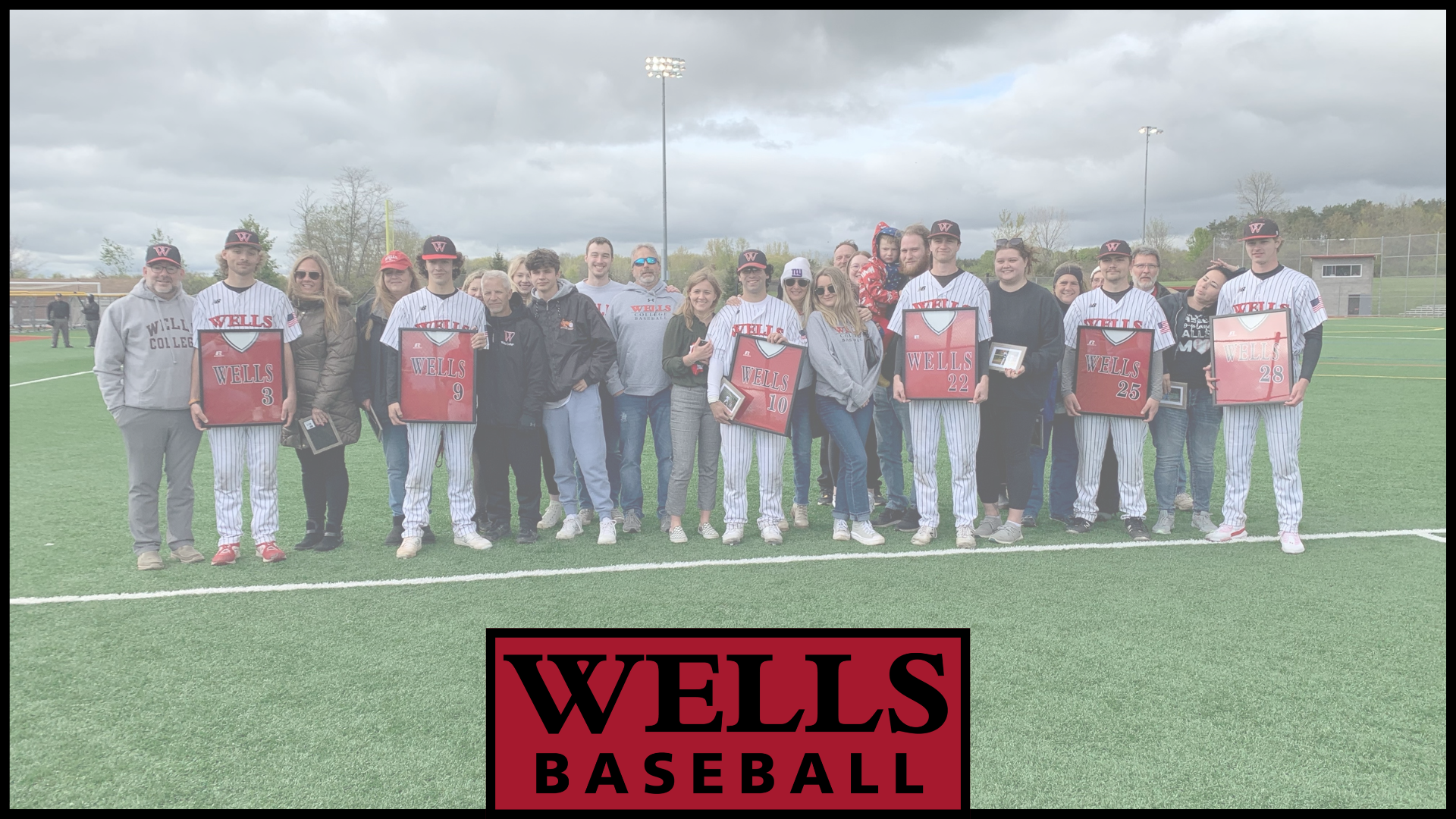 Wells College baseball seniors 