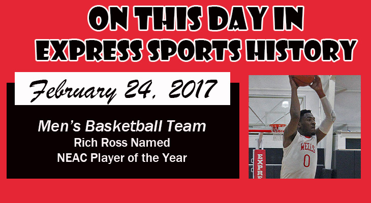 'On This Day' Ross Named NEAC Player of the Year