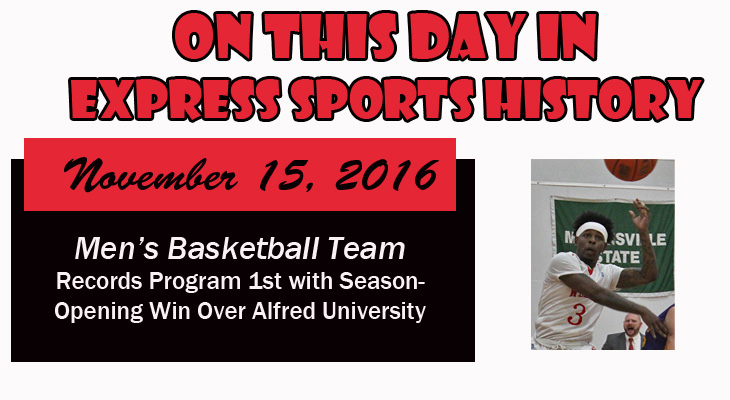 'On This Day' Men’s Basketball Team Records Program First on Opening Day