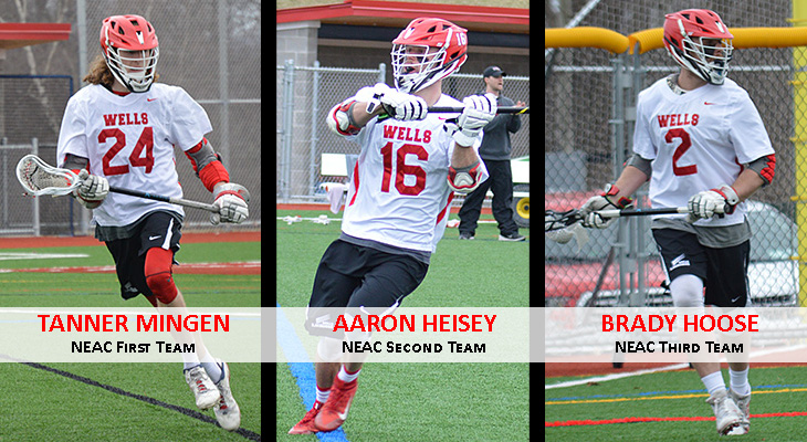 Men's Lacrosse Claims Three Spots On All-NEAC Teams
