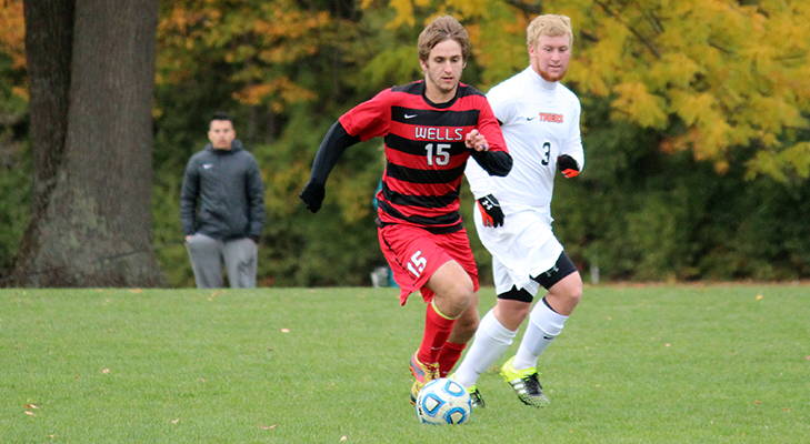 Pilgrim's Header Lifts Men’s Soccer To 1-0 NEAC Victory