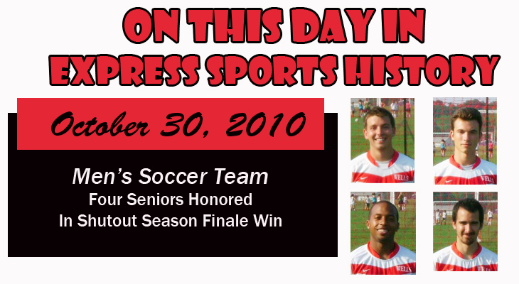'On This Day' Four Men’s Soccer Team Seniors Go Out with a Win on Senior Day