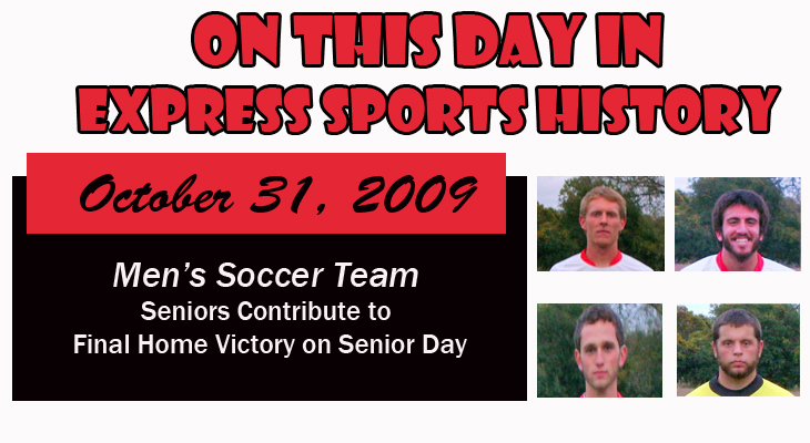 'On This Day' Men’s Soccer Seniors Contribute to Win on Senior Day