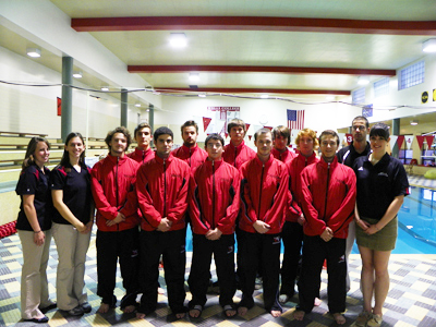MEN'S SWIMMING EARNS RUNNER-UP HONORS AT NEAC CHAMPIONSHIP