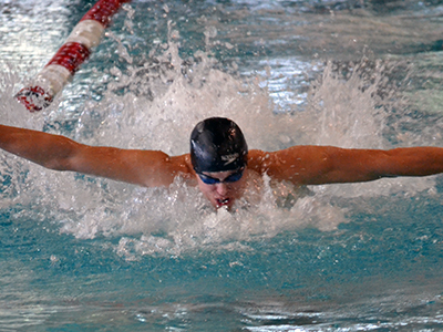 Men’s Swimming Posts 81-38 Loss To Oswego State