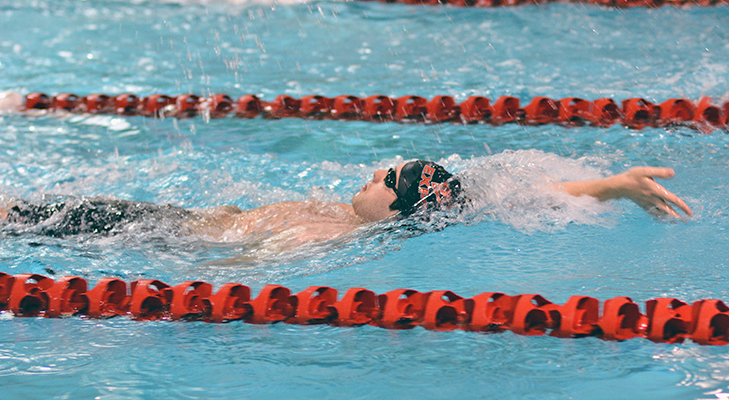 Men's Swimming Concludes Regular Season With Loss