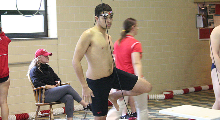 Men's Swimming Competes Against Utica College