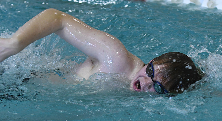 Men's Swimming Takes Narrow Loss At Cobleskill