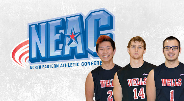 Men's Volleyball Trio Earns NEAC All-Conference Honors
