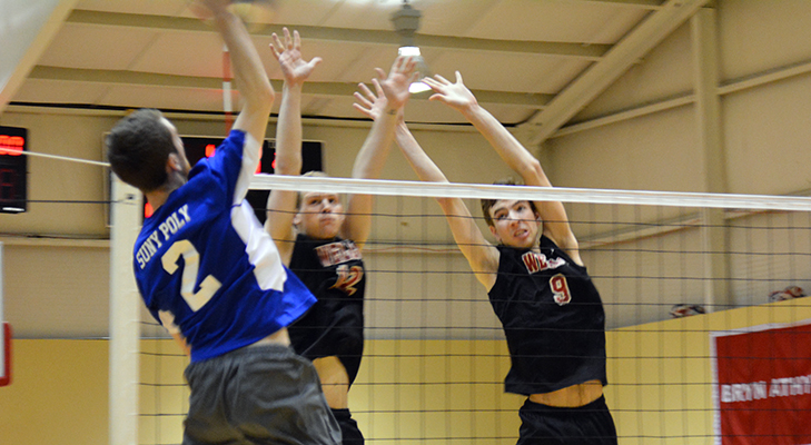 Men's Volleyball Upended By SUNY Poly In Key NEAC Tilt