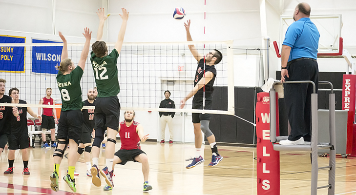 Men's Volleyball Claims Four Set Victory Over Wilson