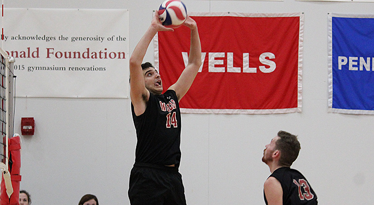Hot Streak Continues For Wells Men's Volleyball