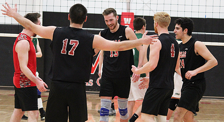 Men's Volleyball Sets Win Record, Clinches Playoff Spot