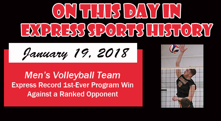 'On This Day' Men’s Volleyball Program Records Historic Win Over Ranked Opponent