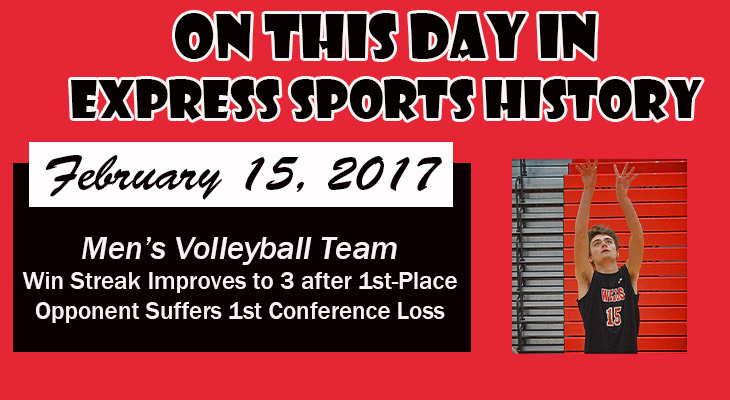 'On This Day'  Win Streak Improves to 3 after 1st-Place Opponent Suffers First Conference Loss to Express
