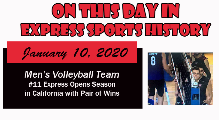 'On This Day' No. 11 Men’s Volleyball Team Opens Season with Back-to-Back California Wins