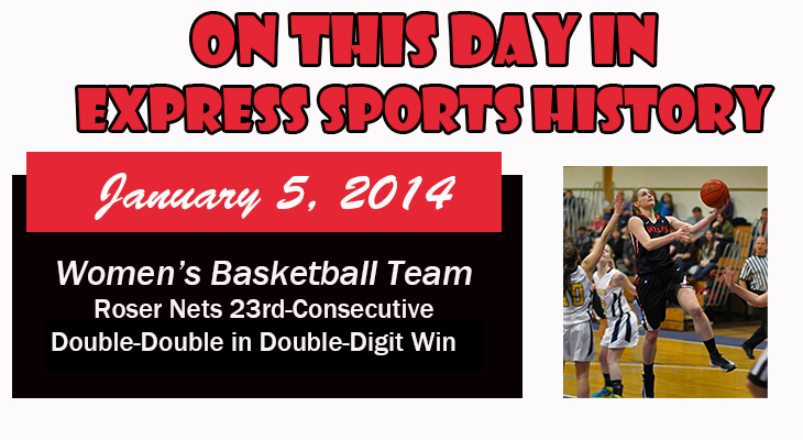 'On This Day' Women’s Basketball Team Kicks off 2014 with Double-Digit Win