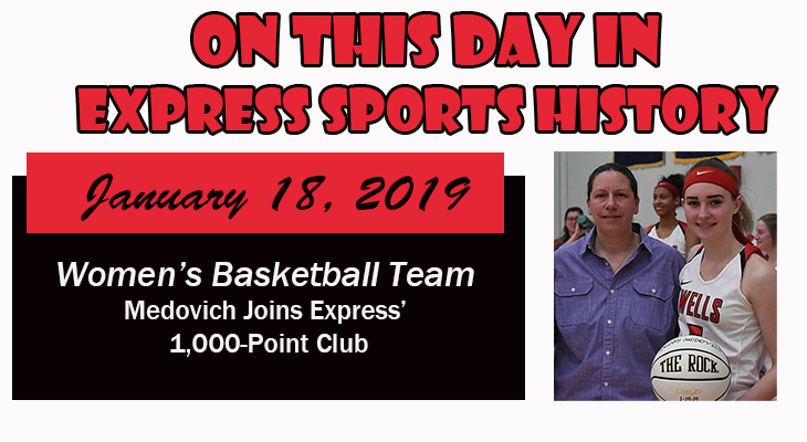 'On This Day' Medovich Joins Women’s Basketball’s 1,000-Point Club
