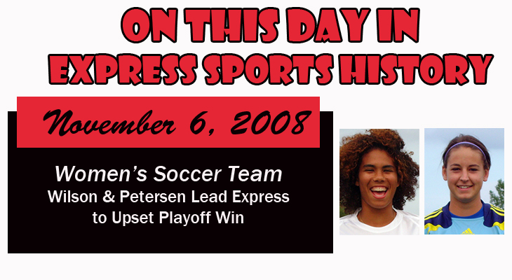 'On This Day' Wilson and Petersen Propel Women’s Soccer Team to Playoff Upset Win