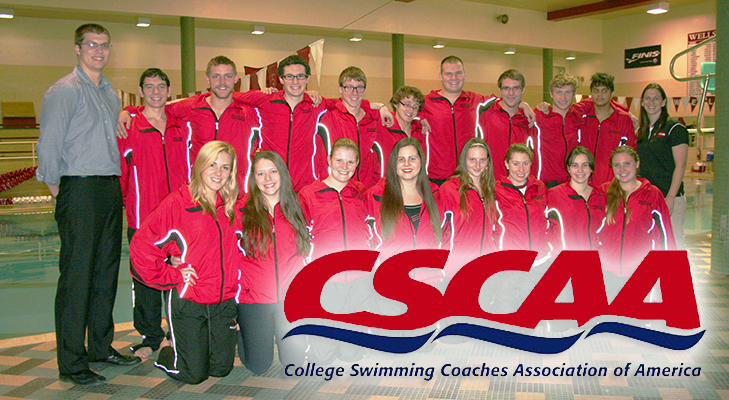 Swim Teams Draw Spring 2015 Scholar All-America Merits