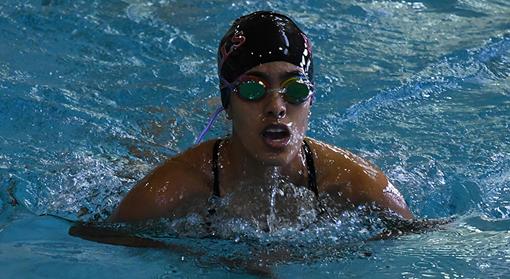 Women's Swimming Competes In NEAC Tri-Meet