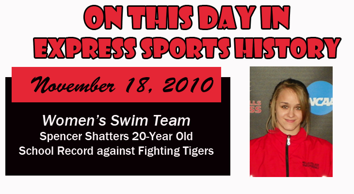 'On This Day' Spencer Captures Pair of Individual Events and Relay Win in Record-Setting Day