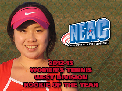 Takeuchi Named League’s Top Rookie, Six Named NEAC All-Conference