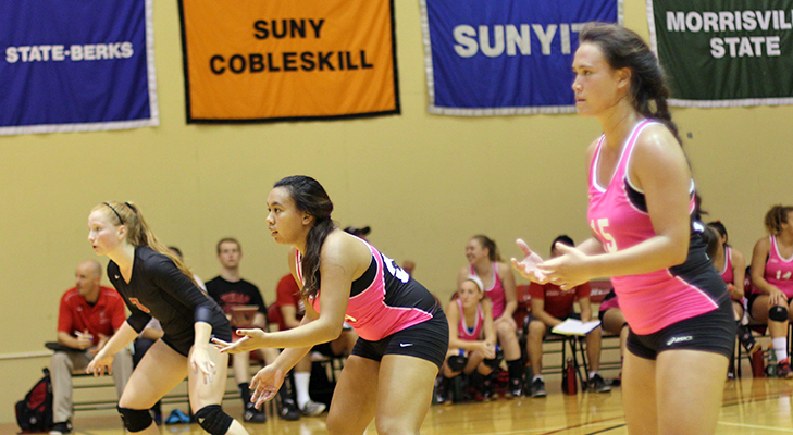Volleyball Defeats Brockport St., Loses At Houghton