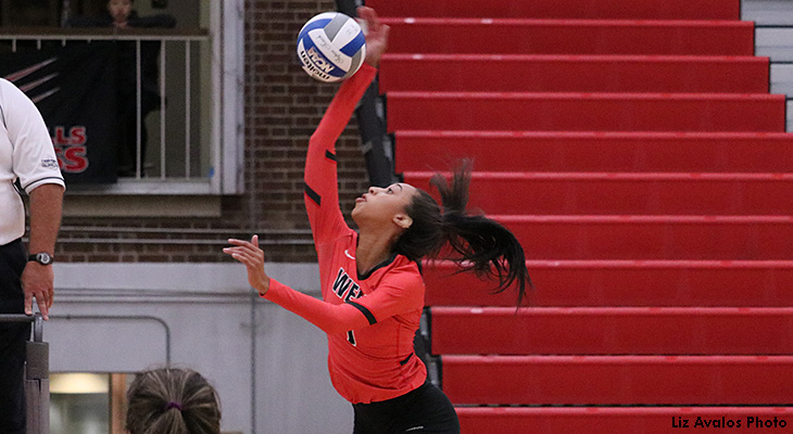 NEAC Split For Women's Volleyball At LBC