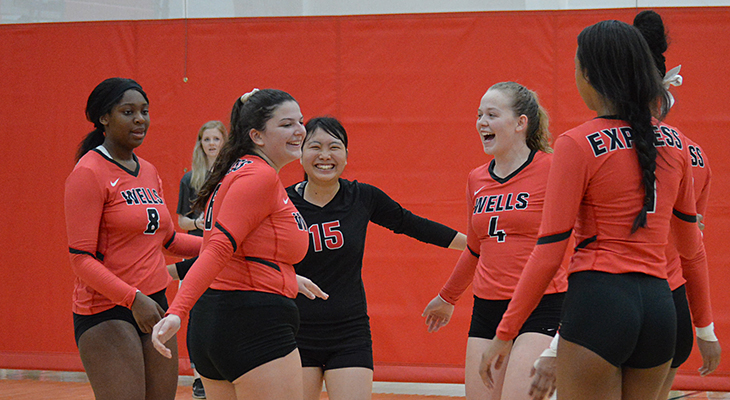 NEAC Playoff Win For Women's Volleyball