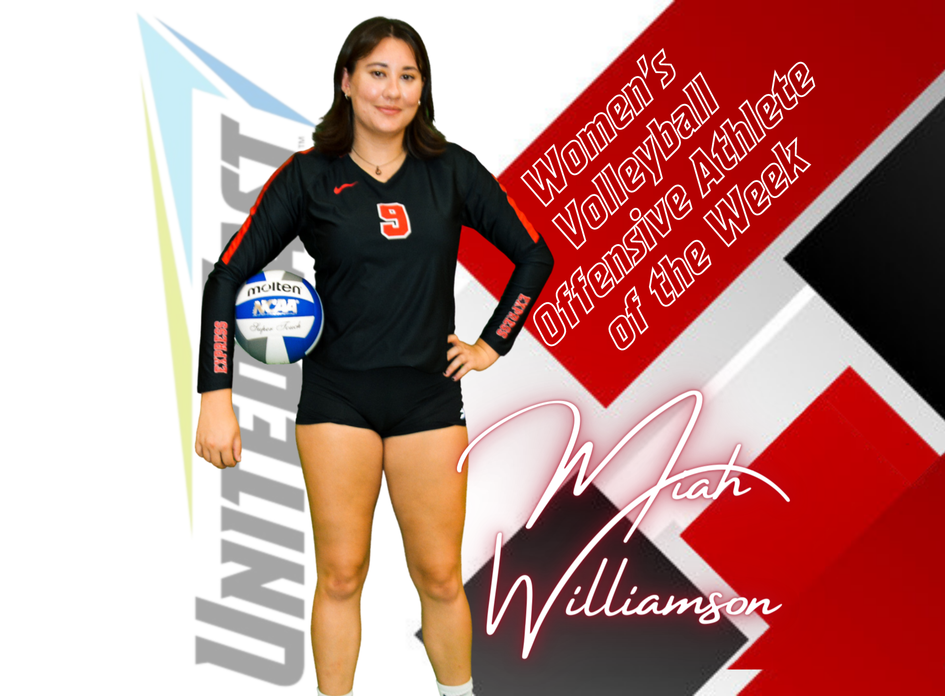 Volleyball's Williamson Named Conference Player of The Week