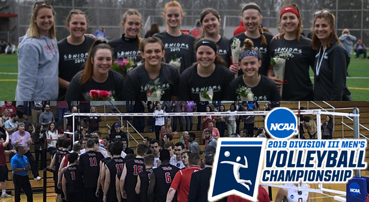 Women's Lacrosse & Men's Volleyball & Baseball: "On This Day" 4-20-19