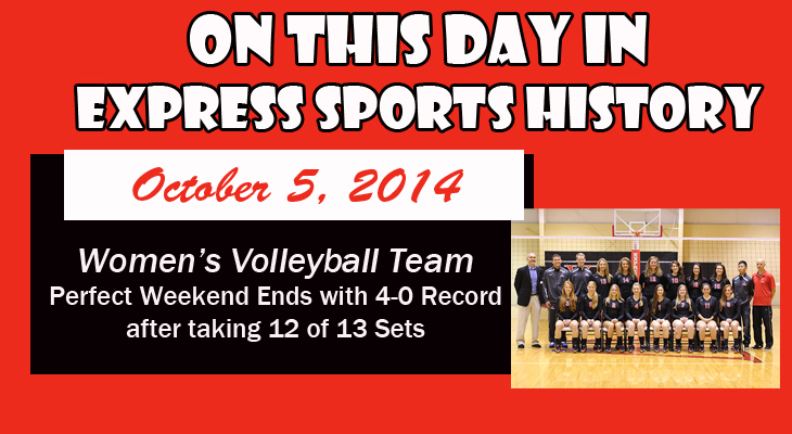 'On This Day' Women’s Volleyball Team Perfect on the Weekend at 4-0