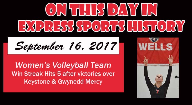 'On This Day' Win Streak Hits 5 for Women’s Volleyball Team