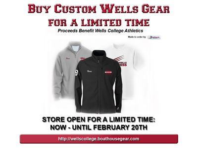 WELLS COLLEGE LAUNCHES TEAM STORE FOR LIMITED TIME