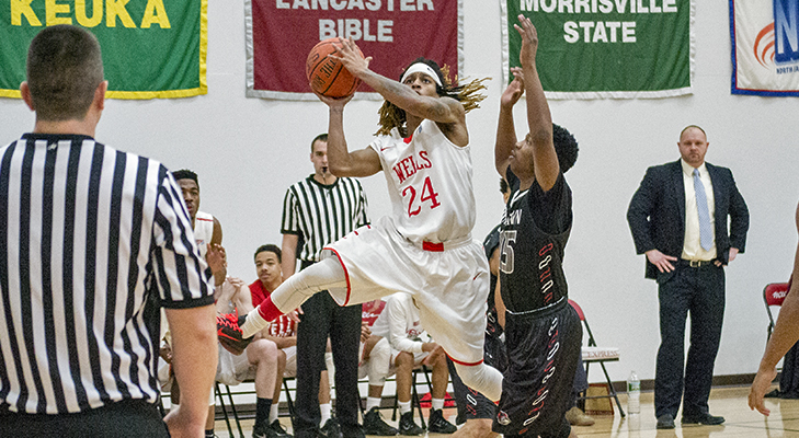 Men's Basketball Downed In NEAC First Round Contest