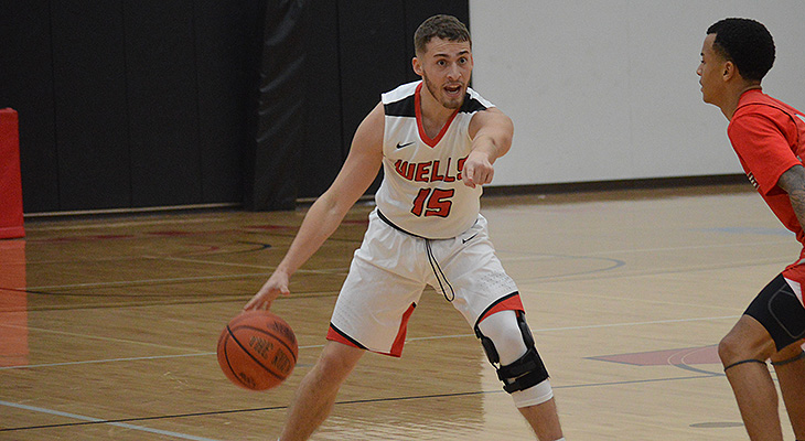 Hot Shooting For Wells Leads To Men's Basketball Win