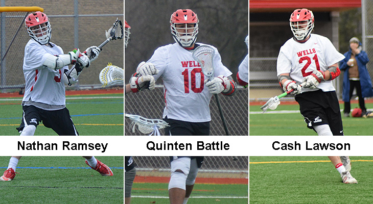 Three Men's Lacrosse Players Earn All-NEAC Honors