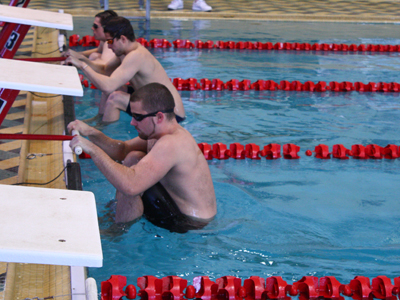 MEN'S SWIMMING MAINTAINS SECOND AFTER DAY TWO