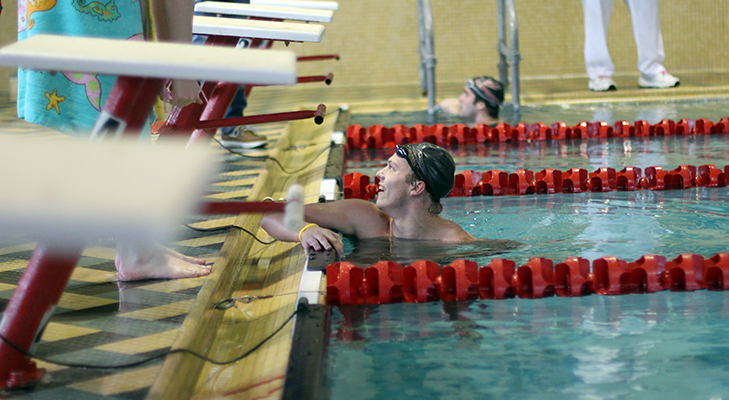 Men’s Swimming Opens Home Slate With Loss To Brockport St.