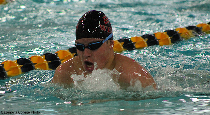 Two Event Wins On NEAC Day 2 For Men's Swimming