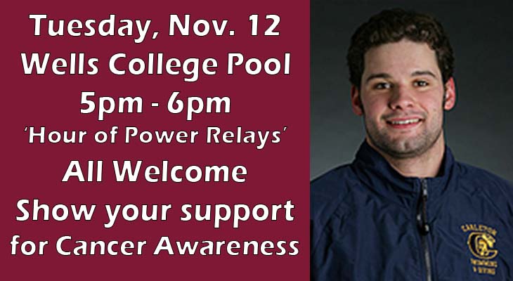 Wells Swimmers Invite All for Hour of Power Relays Nov. 12 at 5 p.m. for Cancer Awareness