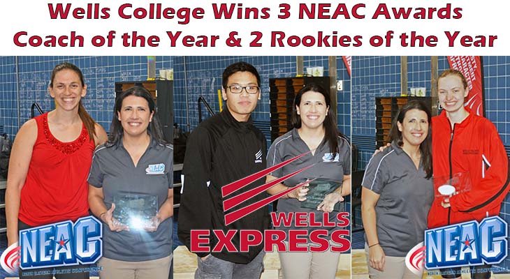 Wells College Swimming Program Trio Win NEAC Awards